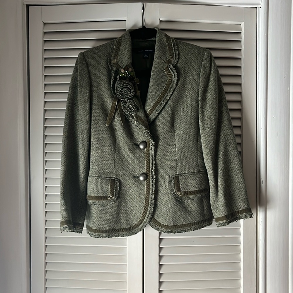 Banana Republic Herringbone Blazer